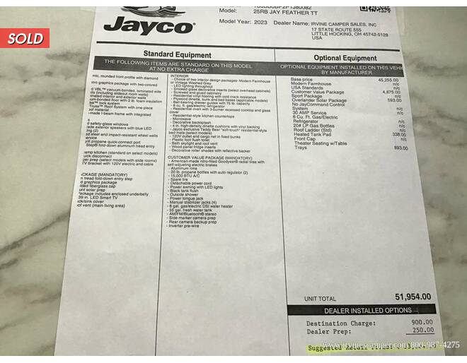 2023 Jayco Jay Feather 25RB Travel Trailer at Irvines Camper Sales STOCK# 966 Photo 12