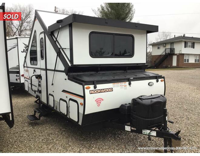 2022 Rockwood Hard Side High Wall A213HW Folding at Irvines Camper Sales STOCK# 1042 Exterior Photo