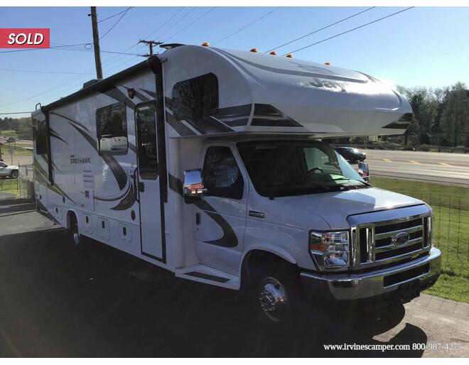 2020 Jayco Greyhawk Ford E-450 31F Class C at Irvines Camper Sales STOCK# 1055 Exterior Photo