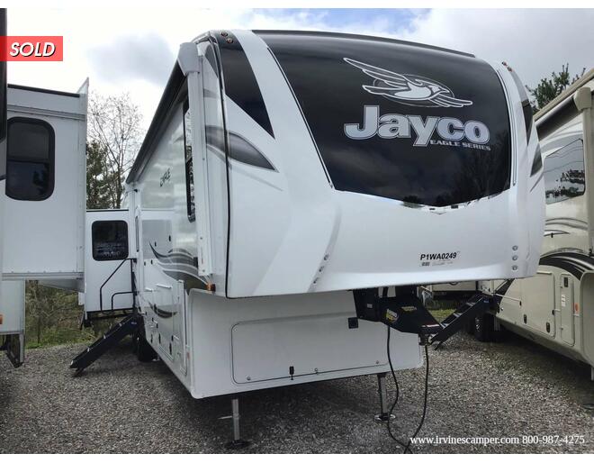 2023 Jayco Eagle 355MBQS Fifth Wheel at Irvines Camper Sales STOCK# 1060 Exterior Photo